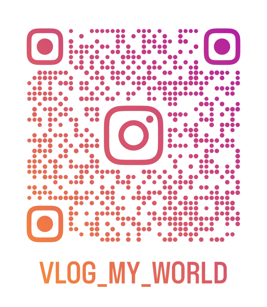 Instagram QR code for @vlog_my_world